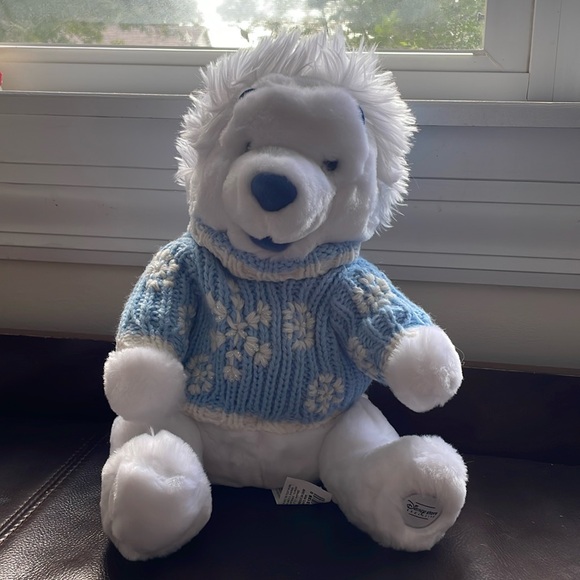 Disney | Toys | Winter Winnie The Pooh Bear Plush | Poshmark
